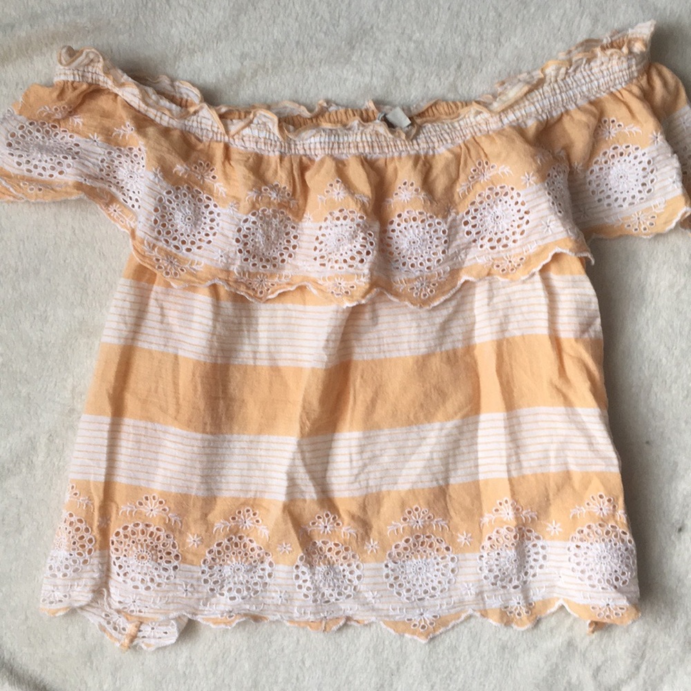 American eagle off the shoulder top!